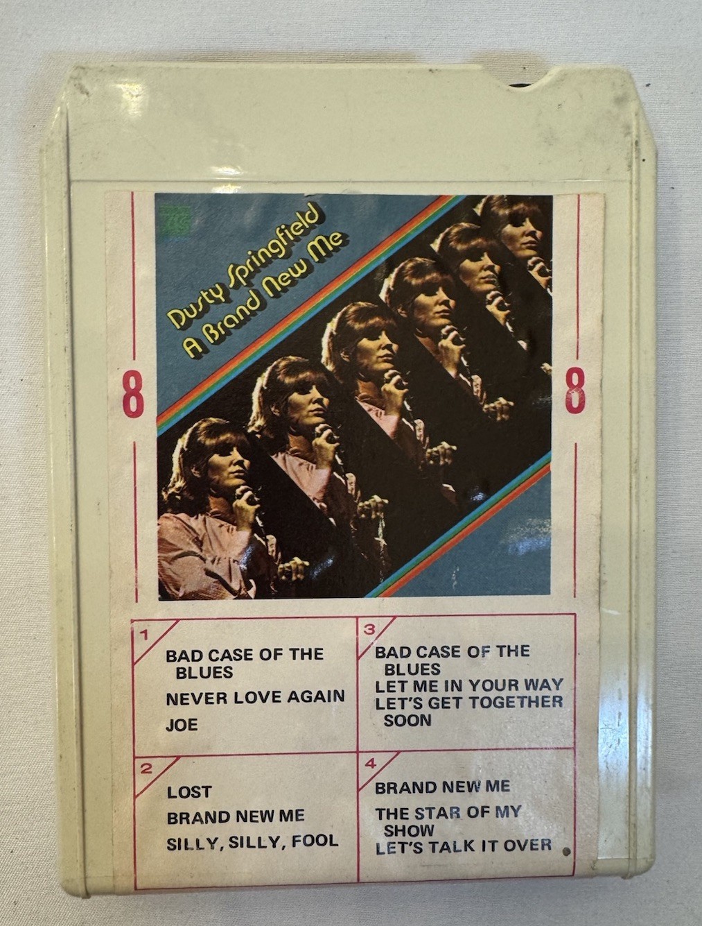 Dusty Springfield A Brand New Me 8-Track Tape 1970 Atlantic Ampex M88249