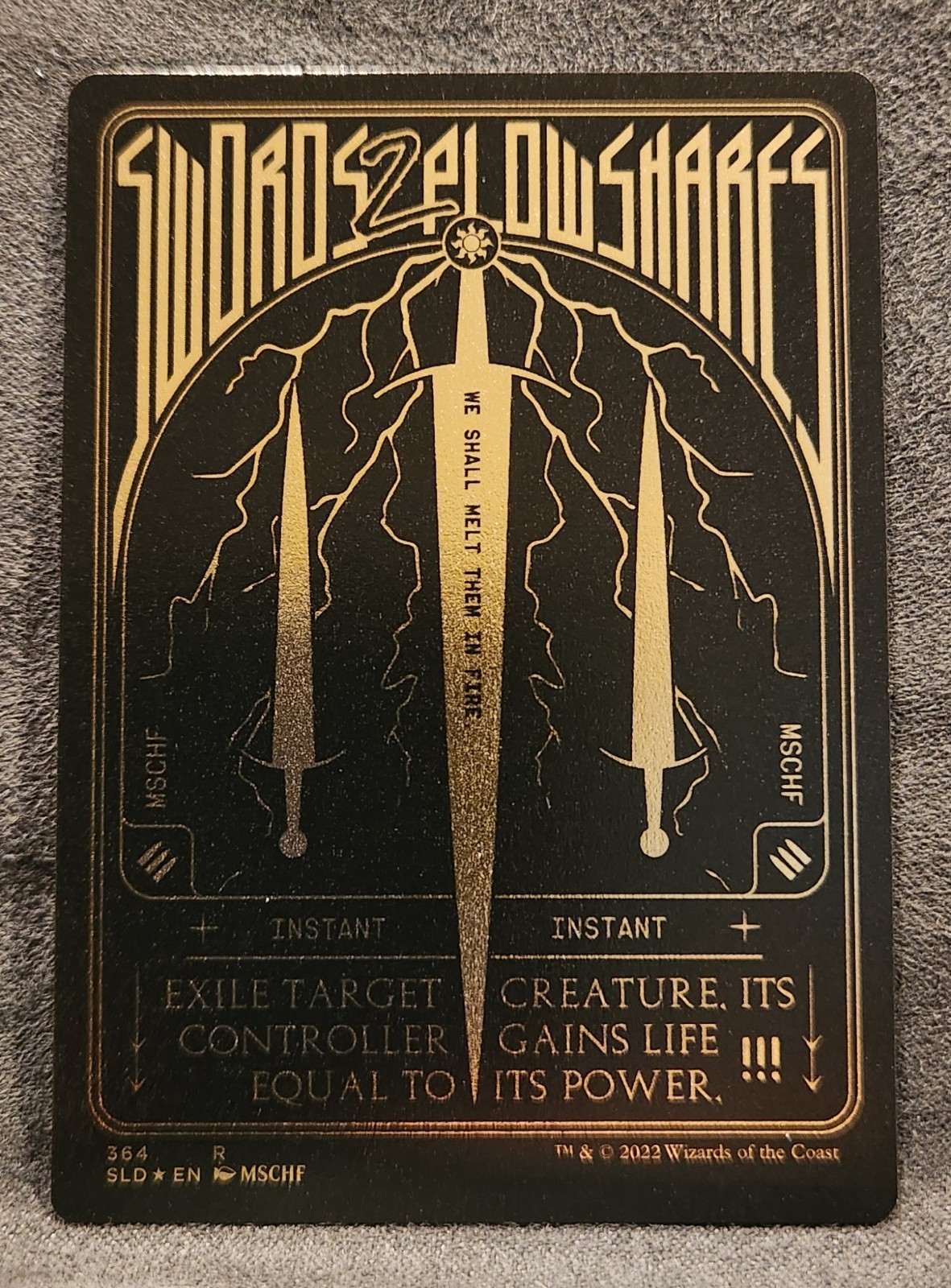 Secret Lair Drop - Swords To Plowshares - SLD Card# 364 - Rare Secret Lair Drop - Swords To Plowshares - SLD Card# 364 - Rare