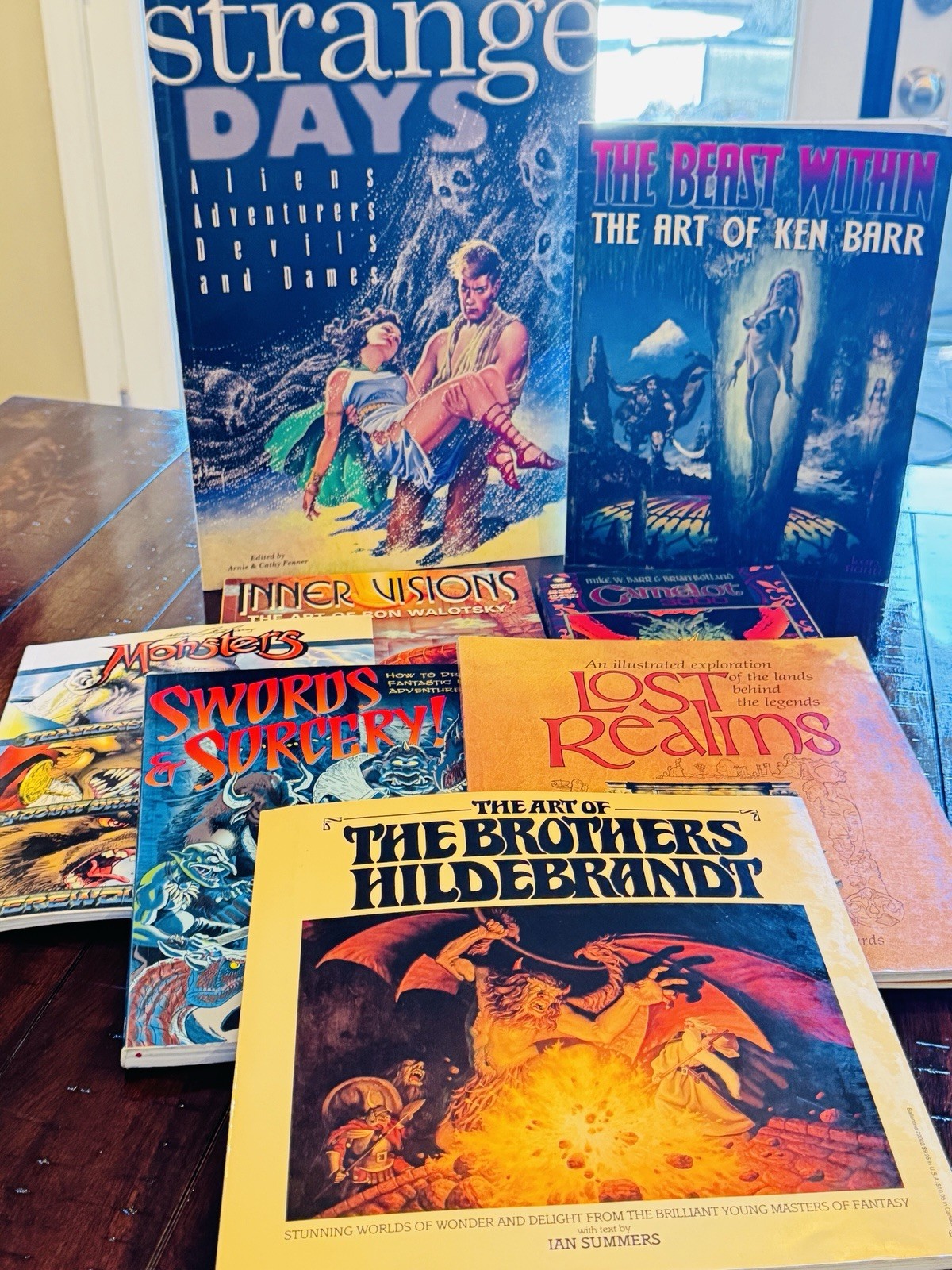 Fantasy Art Book Lot | Hildebrandt Walotsky Ken Barr Camelot 3000 1st Printings￼