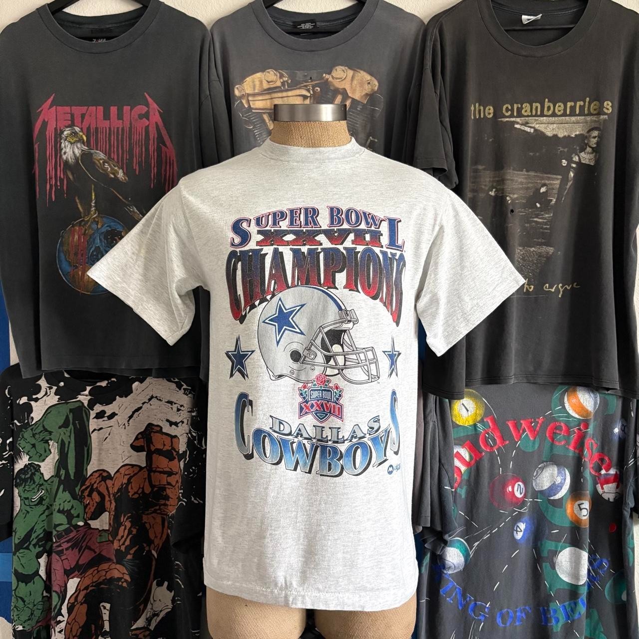 Vintage 1990s Dallas Cowboys super bowl football T-shirt VK17470
