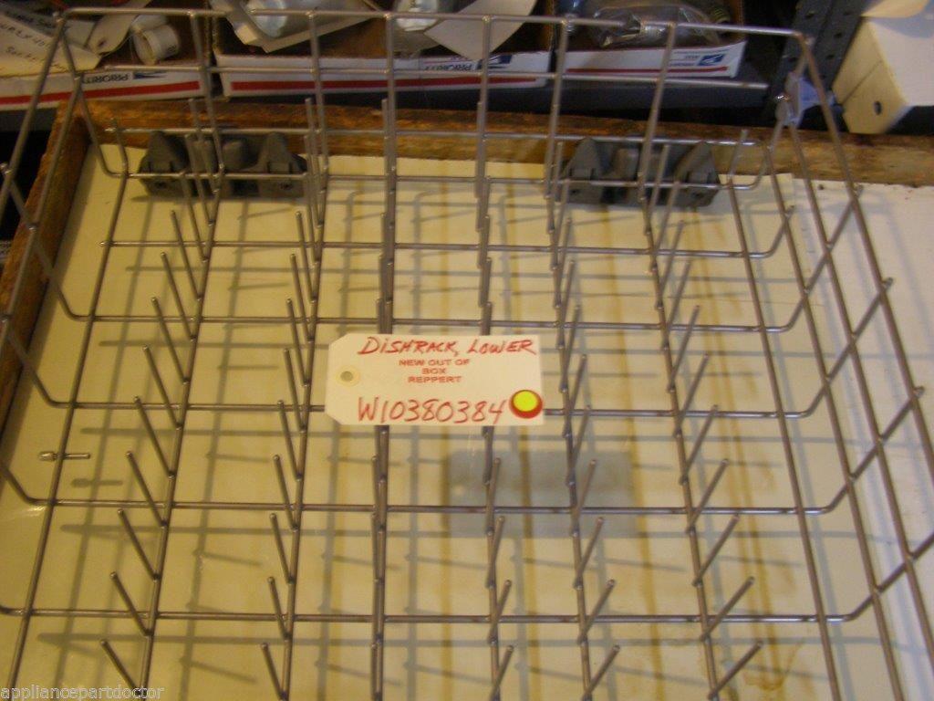 WHIRLPOOL DISHWASHER W10380384  Lower Dishrack NEW W/O BOX