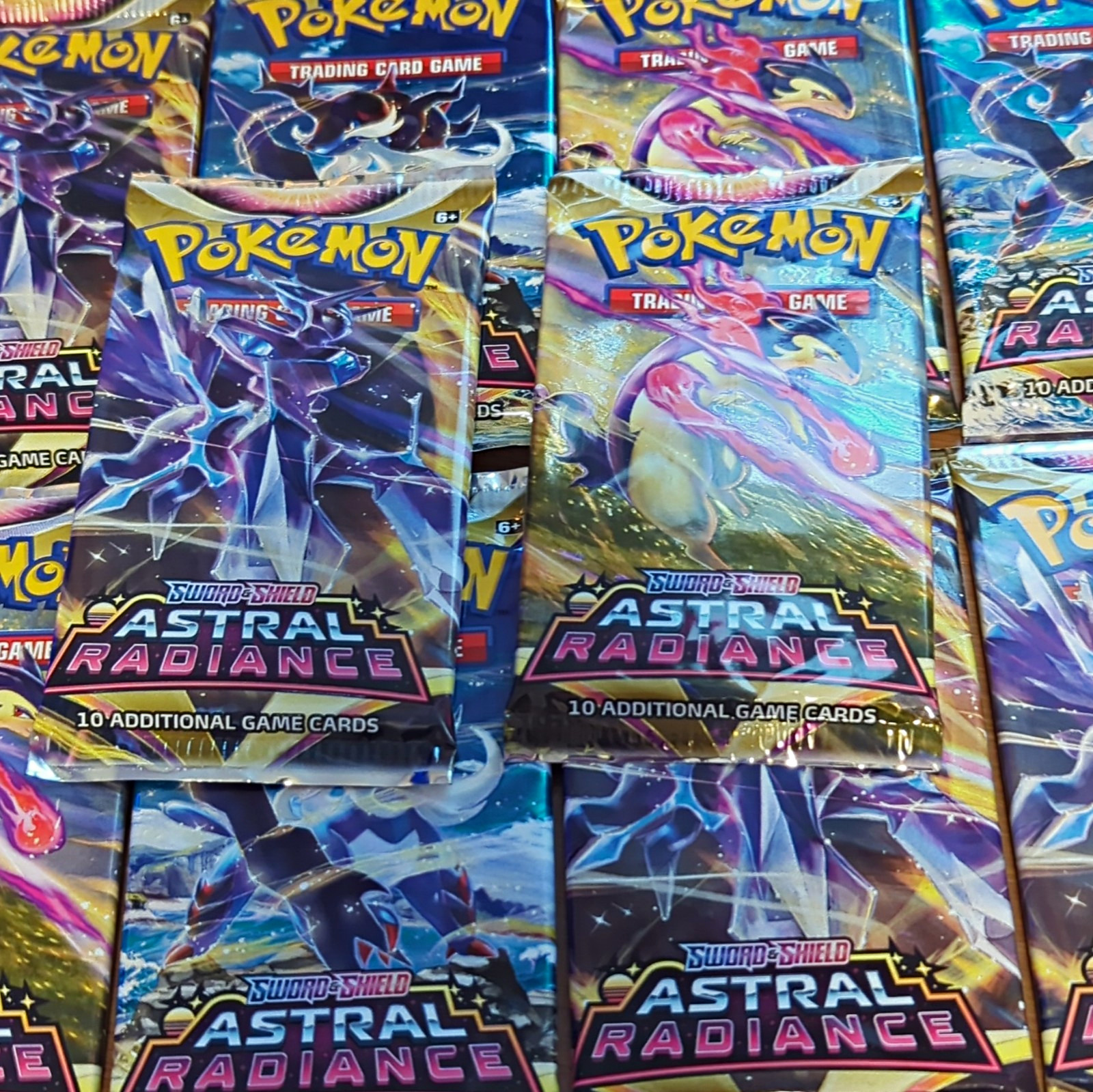 Pokemon TCG Sword & Shield Astral Radiance Booster Pack - 10 Cards Pokemon TCG Sword & Shield Astral Radiance Booster Pack - 10 Cards