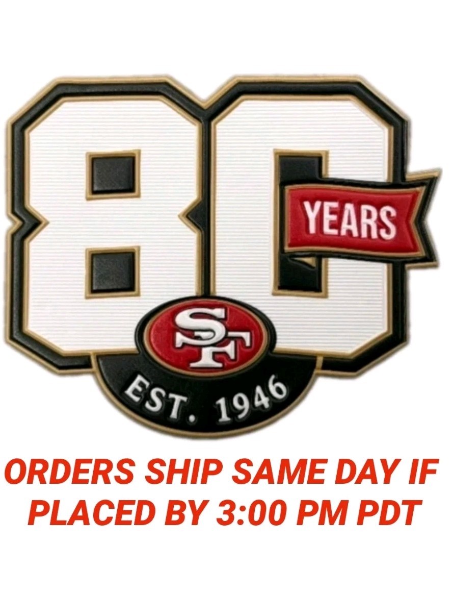 2026 San Francisco 49ers 80th Anniversary Jersey Patch