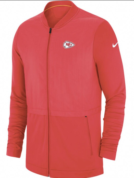 Nike Men’s Kansas City Chiefs Elite Sideline Hybrid Full Zip Jacket Medium M NFL Nike Men’s Kansas City Chiefs Elite Sideline Hybrid Full Zip Jacket Medium M NFL