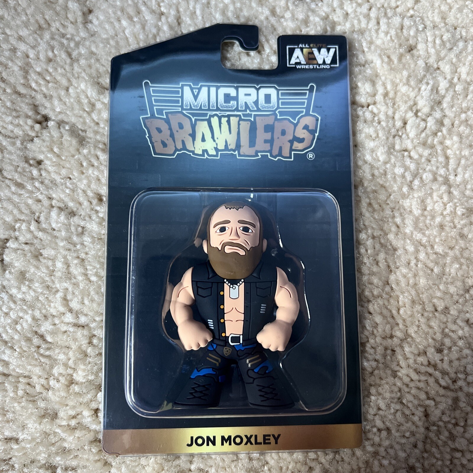Jon Moxley Micro Brawlers Pro Wrestling Tees Exclusive Figure AEW Dean Ambrose