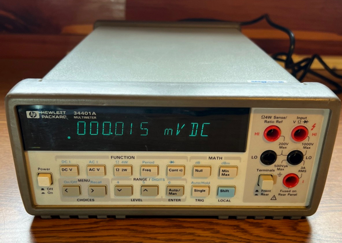 HP / Agilent 34401A Digital Multimeter 6 1/2 Digit