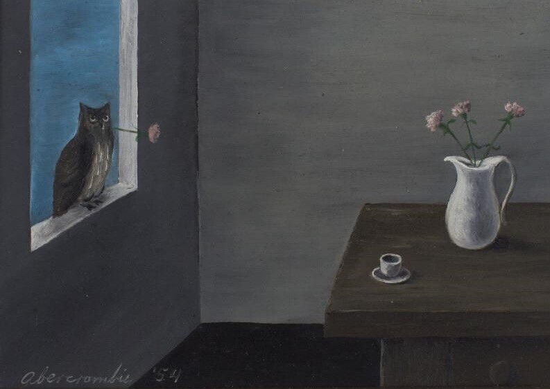 Gertrude Abercrombie oil painting on canvas signed