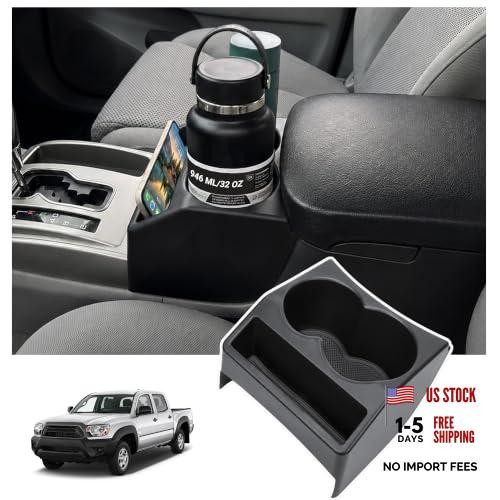 Center Console Cup Holder for 2005-2015 Toyota Tacoma Accessories Large