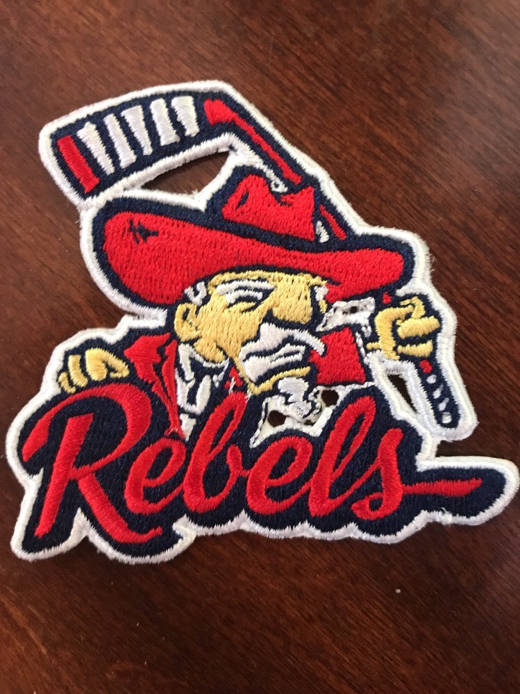 Ole Miss Rebels Colonel Reb  Vintage Embroidered Iron On Patch 3\