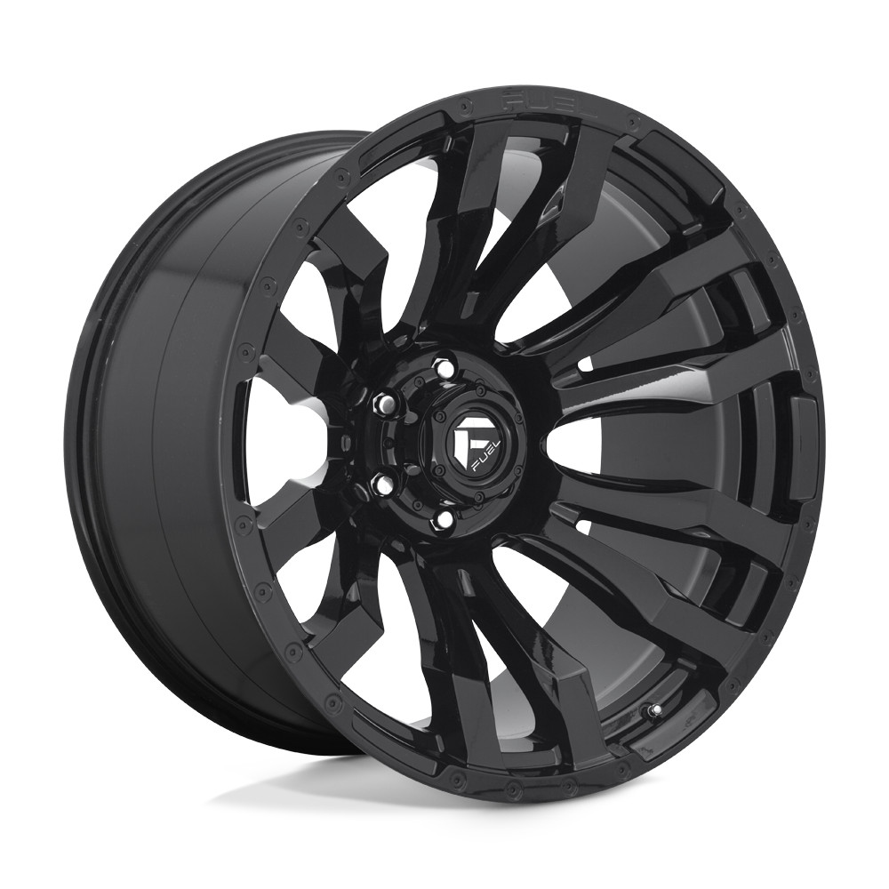 22x10 Fuel D675 BLITZ GLOSS BLACK Wheel 6x5.5 (-18mm)