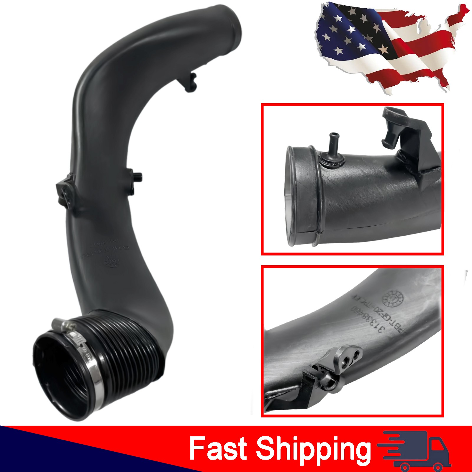 Air Intake Hose Pipe 31338460 Fit For 2010-2015 VOLVO S60 V60 XC60 XC70 S80 3.0L