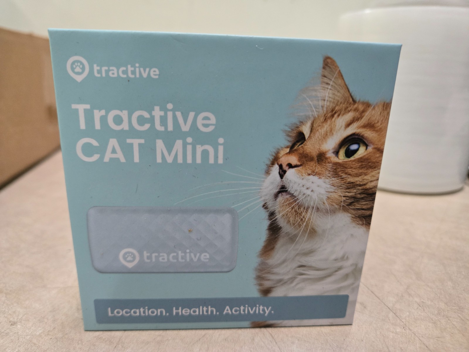 SEALED Tractive GPS Cat Tracker Mini 6.6 lbs+ Real-time Pet Location Waterproof
