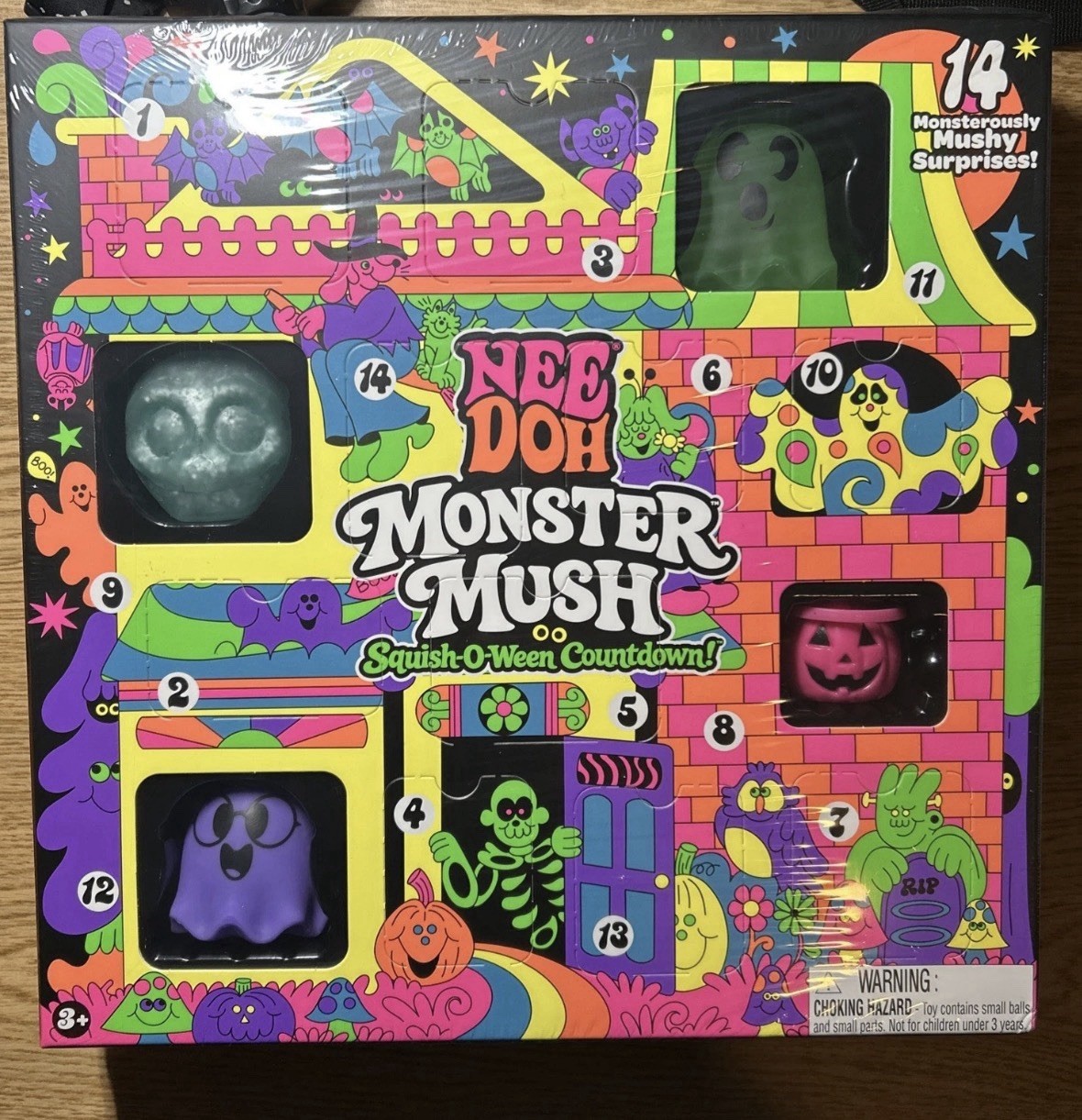 Nee Doh Monster Mush Squish-O-Ween 14 Surprises /Cloud Pleaser Target New Sealed Nee Doh Monster Mush Squish-O-Ween 14 Surprises /Cloud Pleaser Target New Sealed