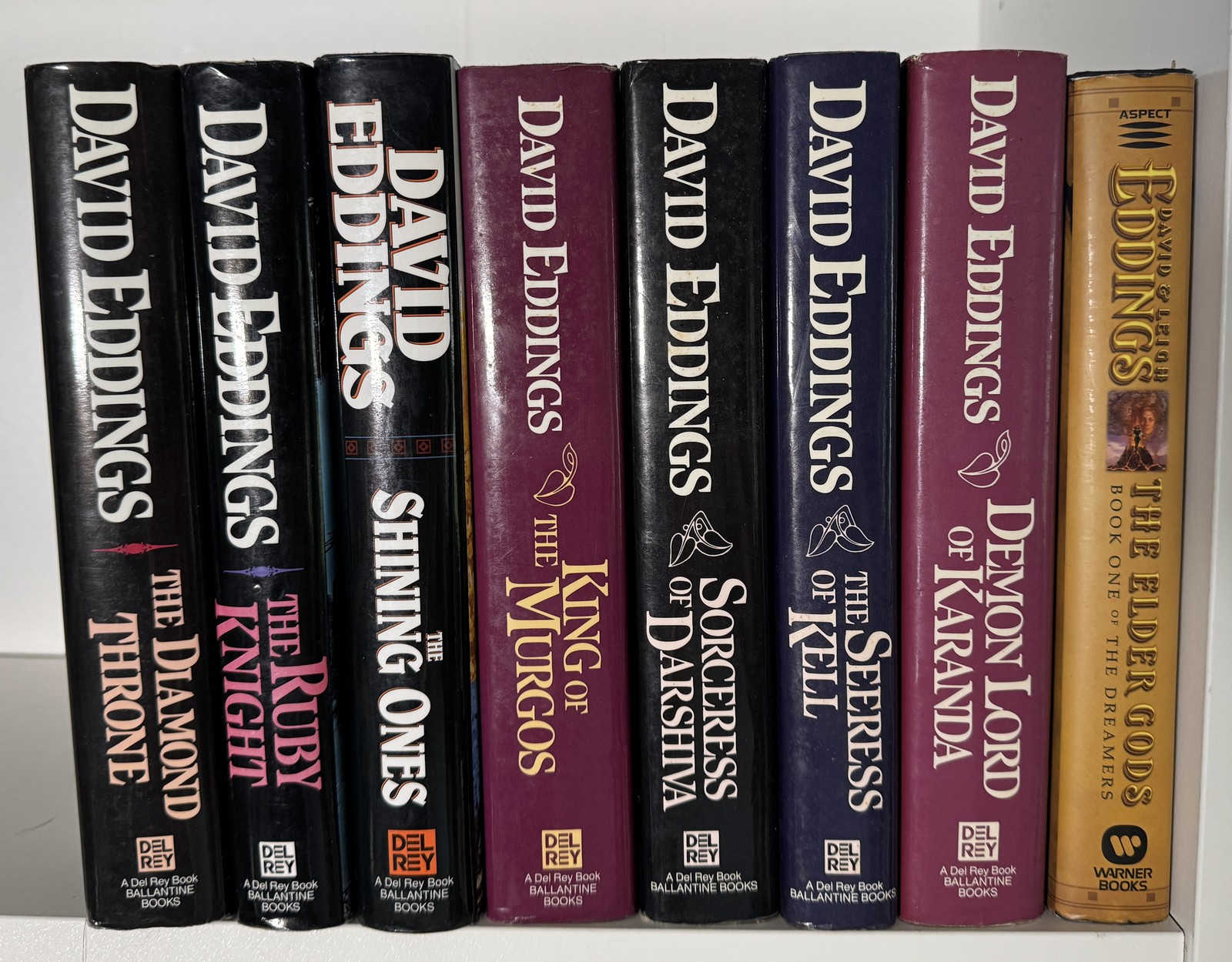 Lot 8 DAVID EDDINGS Fantasy Novels All HB Malloreon Elenium Lot 8 DAVID EDDINGS Fantasy Novels All HB Malloreon Elenium