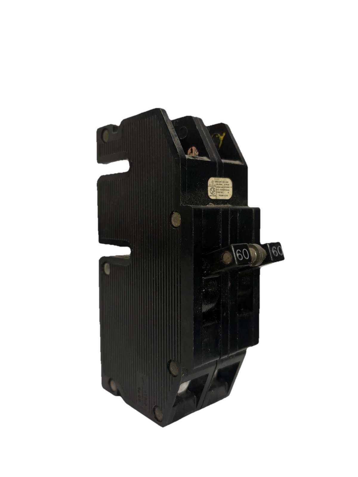 GTE SYLVANIA Zinsco QC260 Q260 2 Pole 60 Amp Circuit Breaker GTE SYLVANIA Zinsco QC260 Q260 2 Pole 60 Amp Circuit Breaker