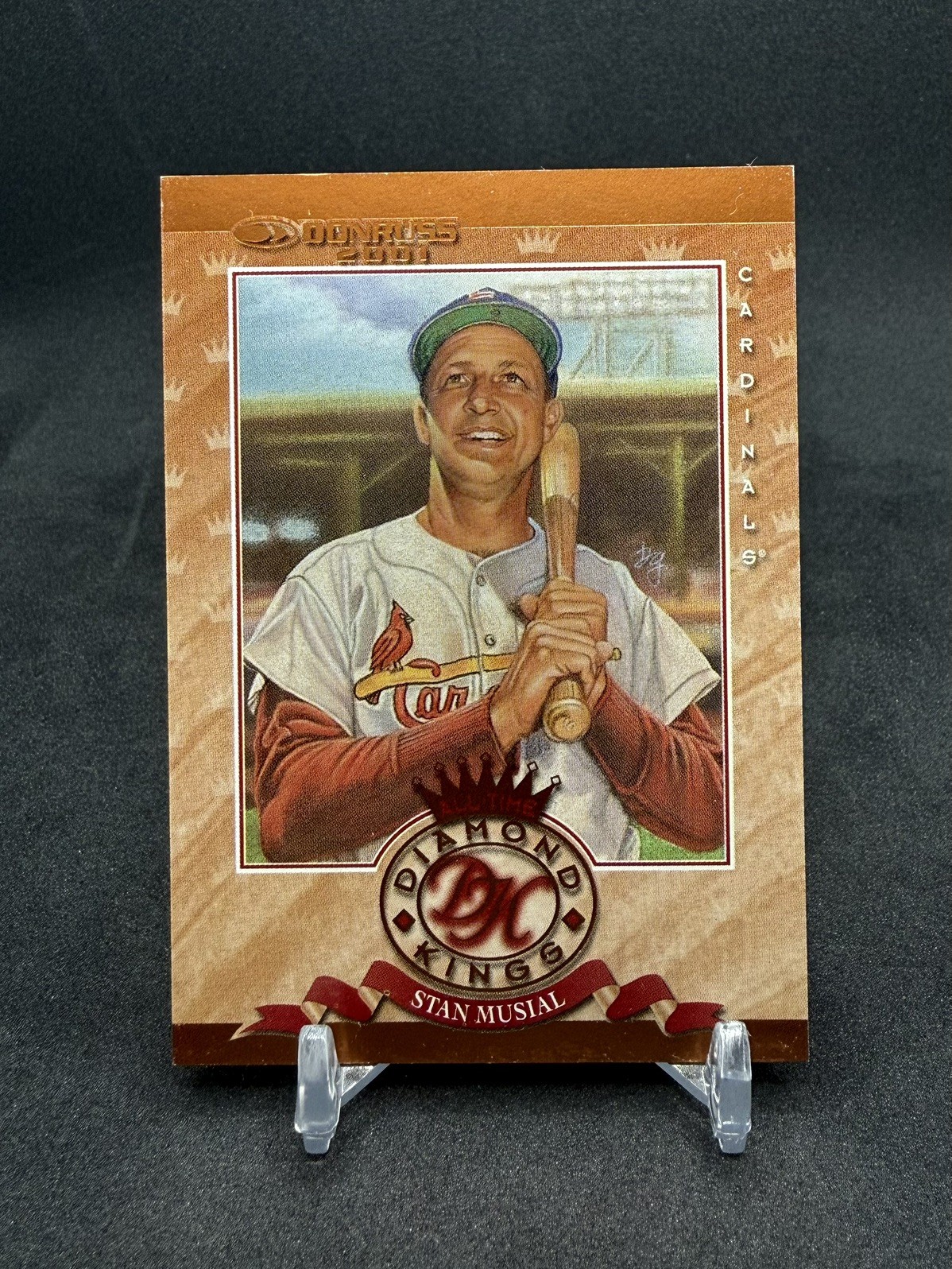 2001 Donruss - All-Time Diamond Kings Stan Musial #ATDK-10 /2500 2001 Donruss - All-Time Diamond Kings Stan Musial #ATDK-10 /2500