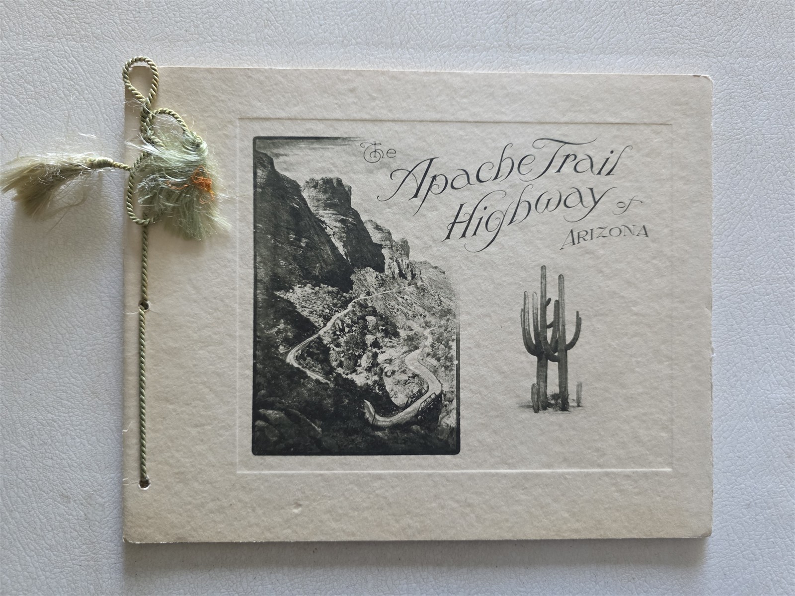 Arizona Apache Trail Highway Antique Portfolio of Photos c1920, 11 Photogravures