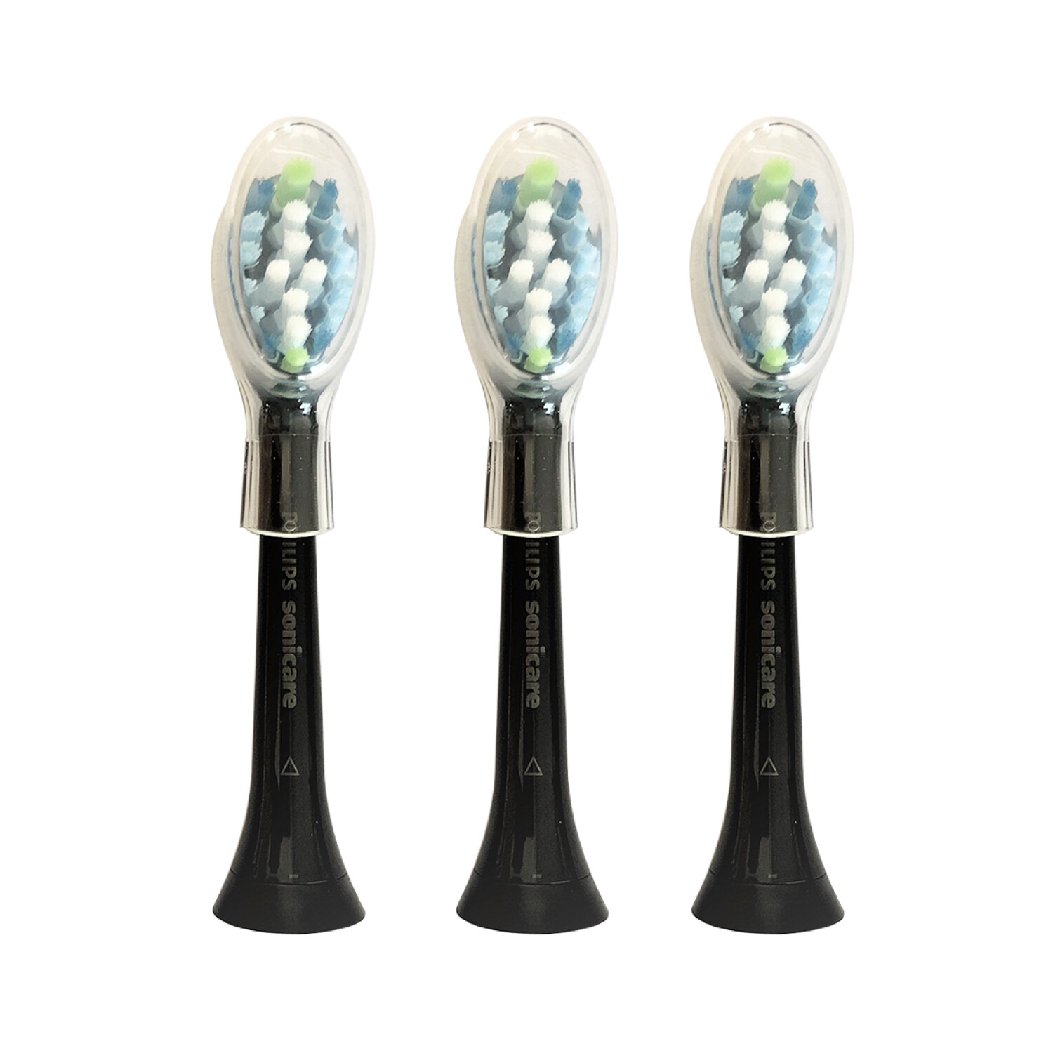 3x Philips Sonicare AdaptiveClean Brush Heads | HX9043 | Black | No Box