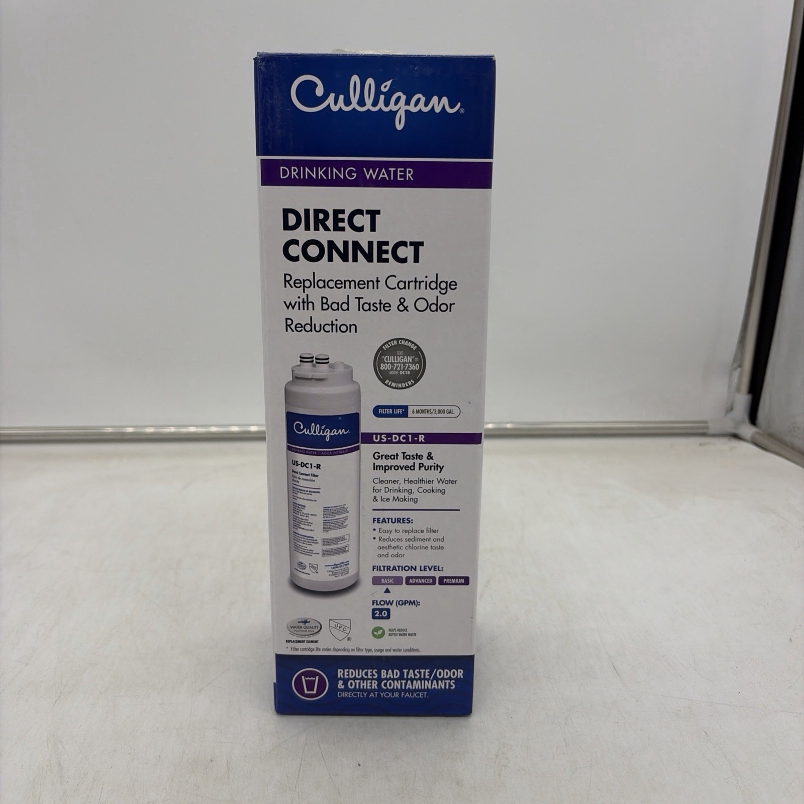 Genuine Culligan US-DC1-R Direct Connect Replacement Cartridge New Sealed Genuine Culligan US-DC1-R Direct Connect Replacement Cartridge New Sealed