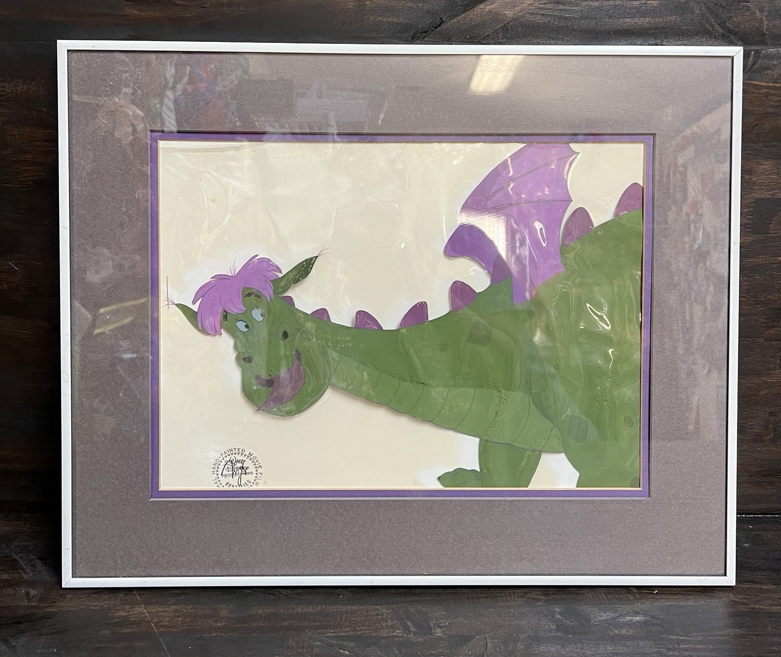 Disney Pete’s Dragon Production Cel Framed Hand Painted Art Disney Pete’s Dragon Production Cel Framed Hand Painted Art