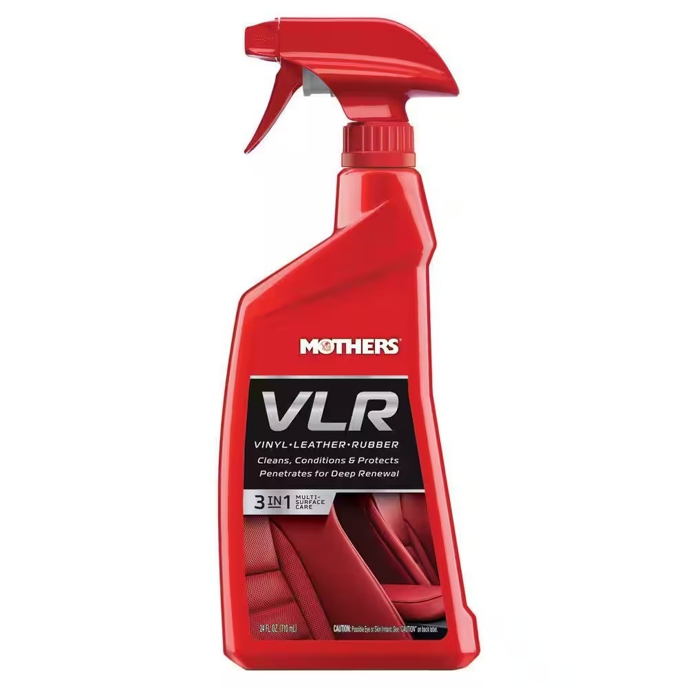 Mothers VLR Vinyl Leather Rubber Care Cleaner Protectant Spray 24 oz