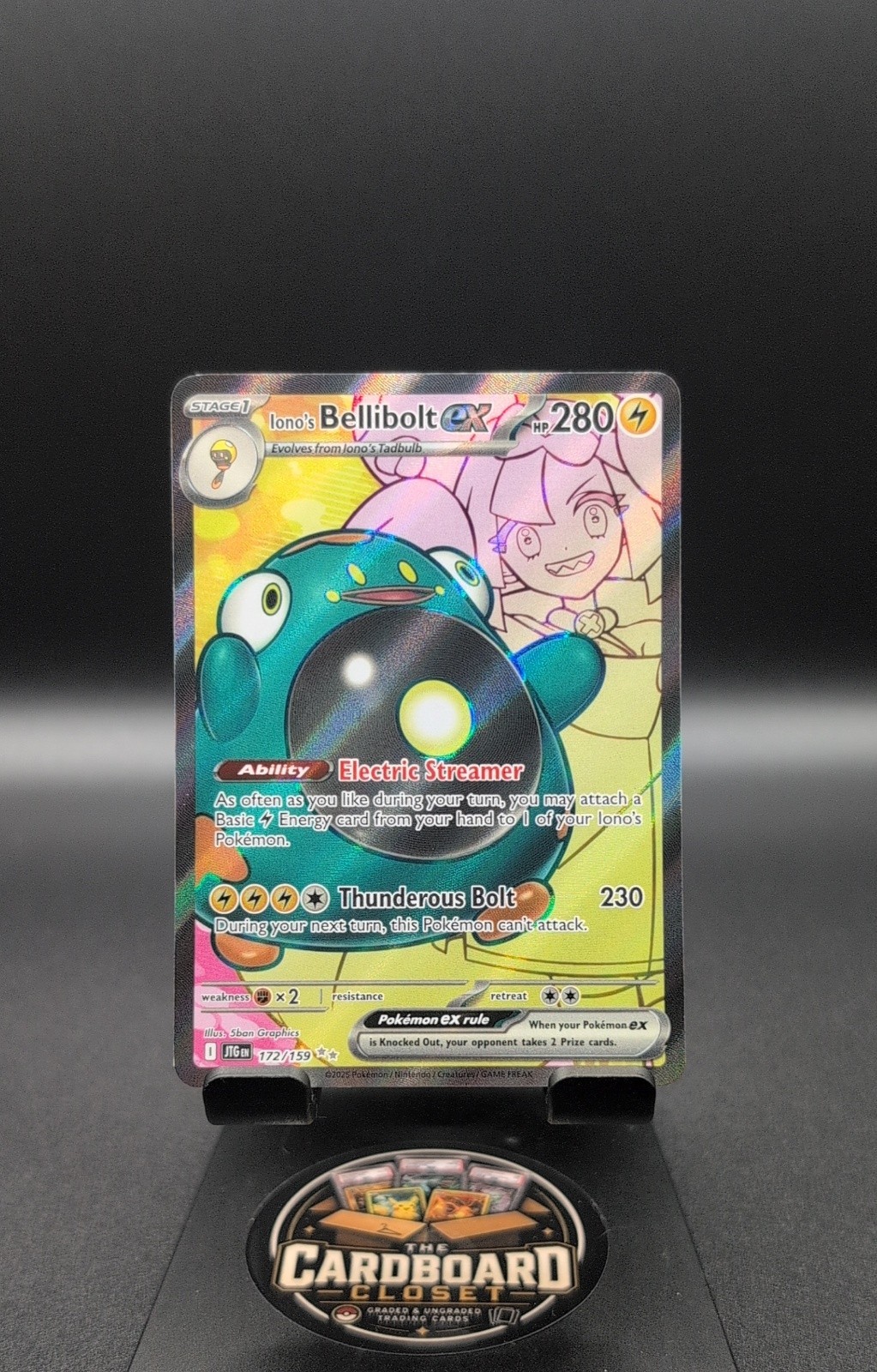 Iono\'s Bellibolt ex 172/159 Sv09: Journey Together Holo Iono\'s Bellibolt ex 172/159 Sv09: Journey Together Holo