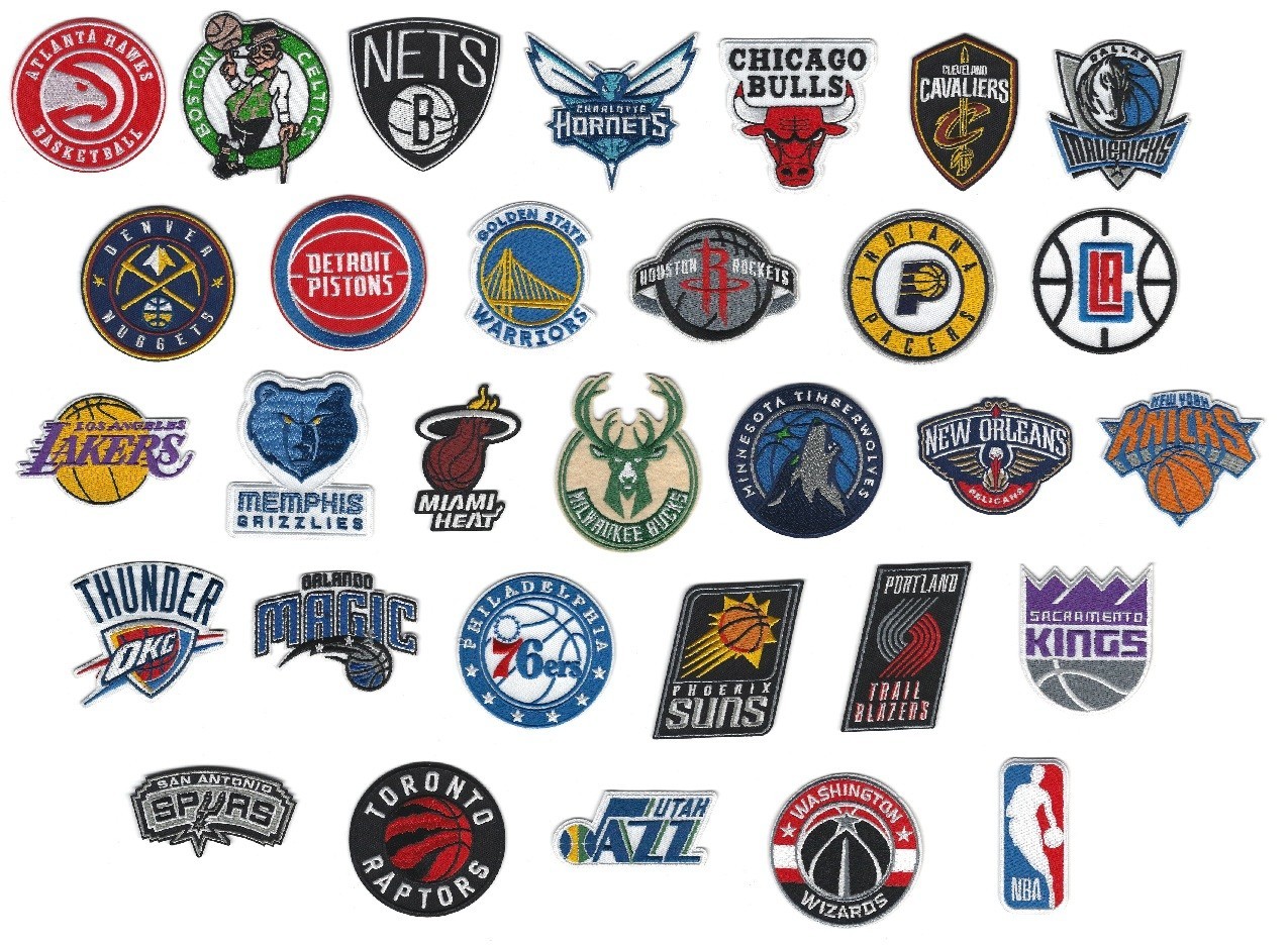 NBA Basketball Team Logo Iron on Patches 2\