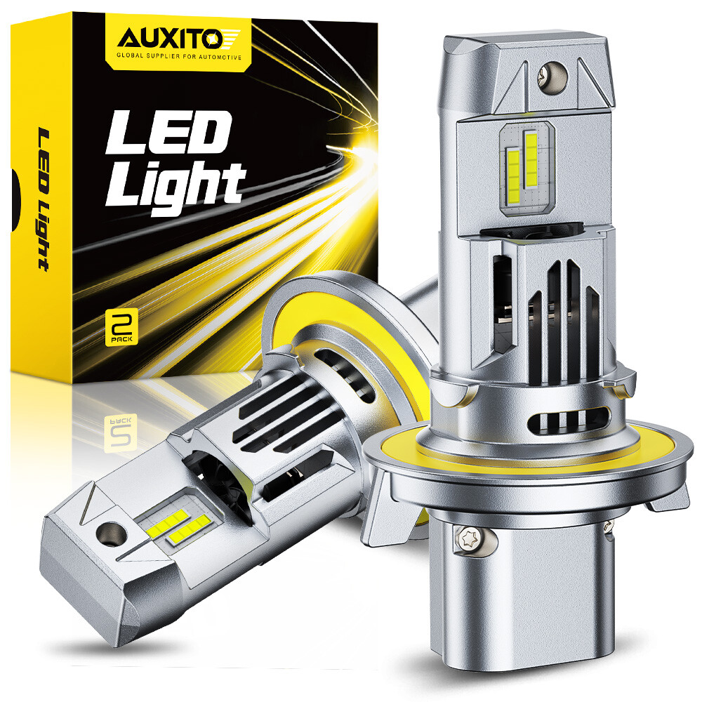 AUXITO H13 9008 LED Headlight Super Bright Bulbs Kit 66000LM White 6500K Bright