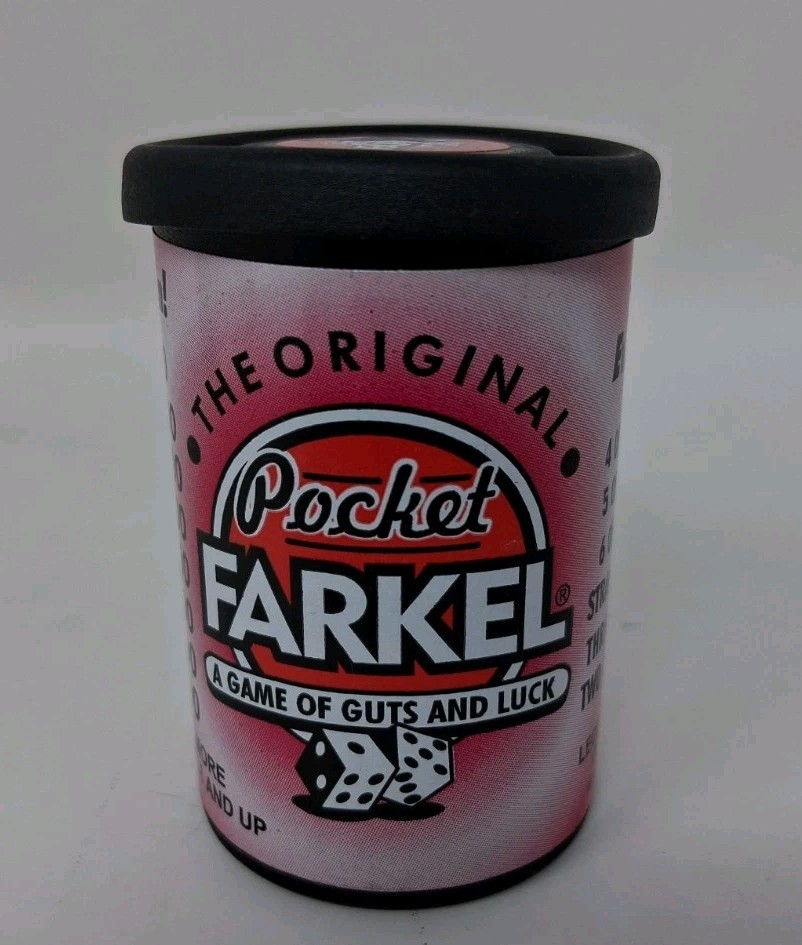 Vintage 2001 Original Pocket Farkel Dice Game W/Instructions Vintage 2001 Original Pocket Farkel Dice Game W/Instructions