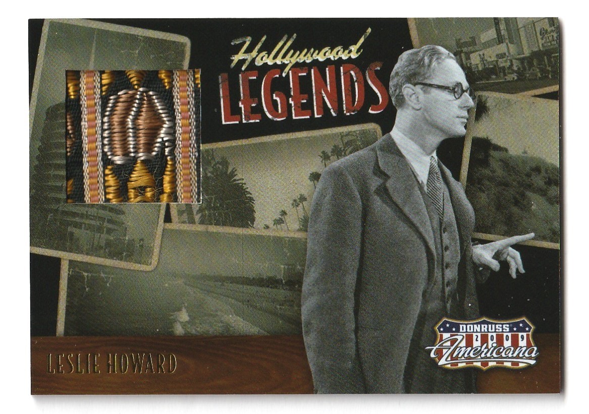 2009 DONRUSS AMERICANA HOLLYWOOD LEGENDS LESLIE HOWARD #d 080/500