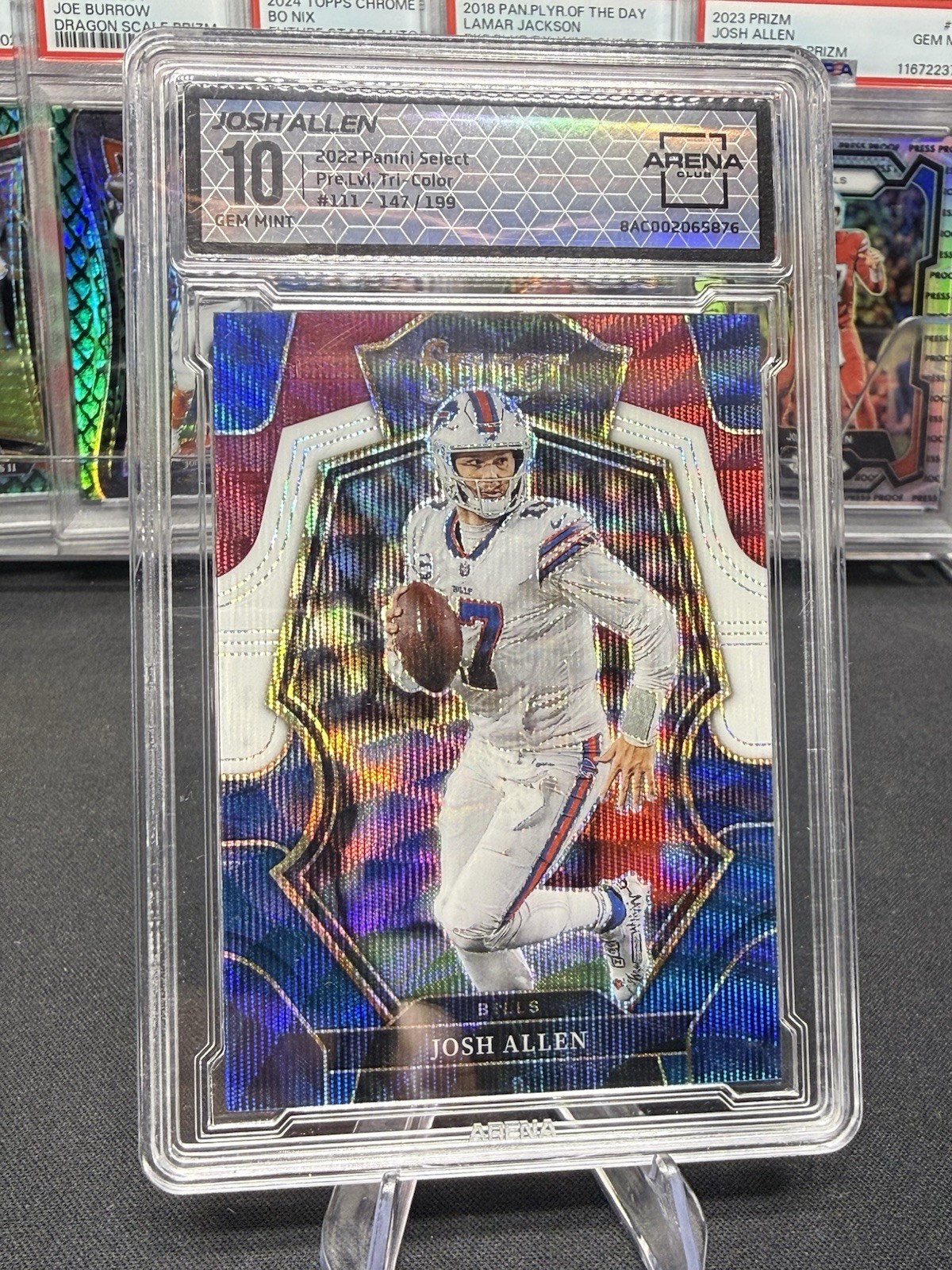 2022 Select Josh Allen Tri Color /199 Gem 10 2022 Select Josh Allen Tri Color /199 Gem 10