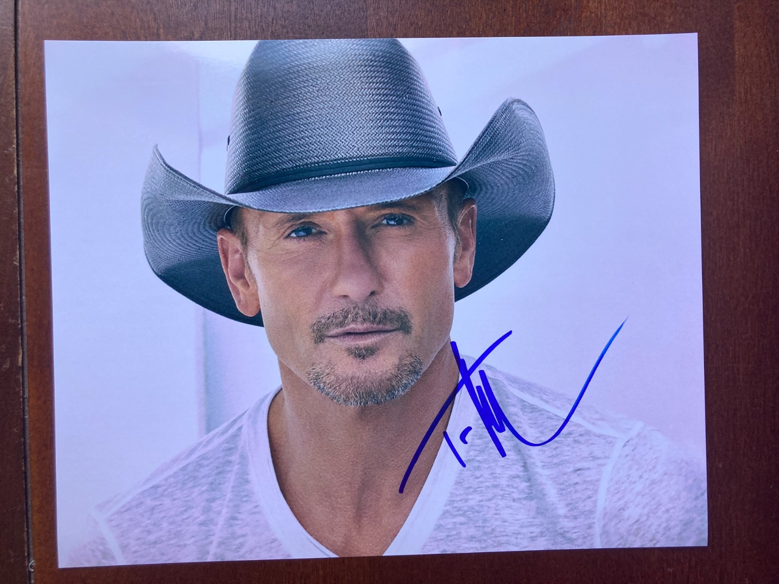 Tim McGraw Country Artist Auto Autograph Signed 8 X 10 Photo COA Tim McGraw Country Artist Auto Autograph Signed 8 X 10 Photo COA