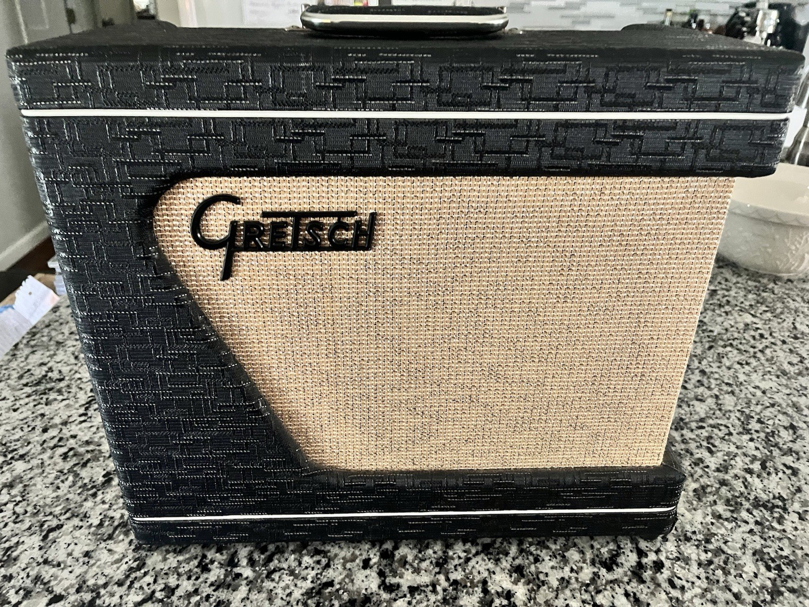 Gretsch Electromatic Guitar Amplifier Model 6155 with Slip Cover (Early 1960s) Gretsch Electromatic Guitar Amplifier Model 6155 with Slip Cover (Early 1960s)