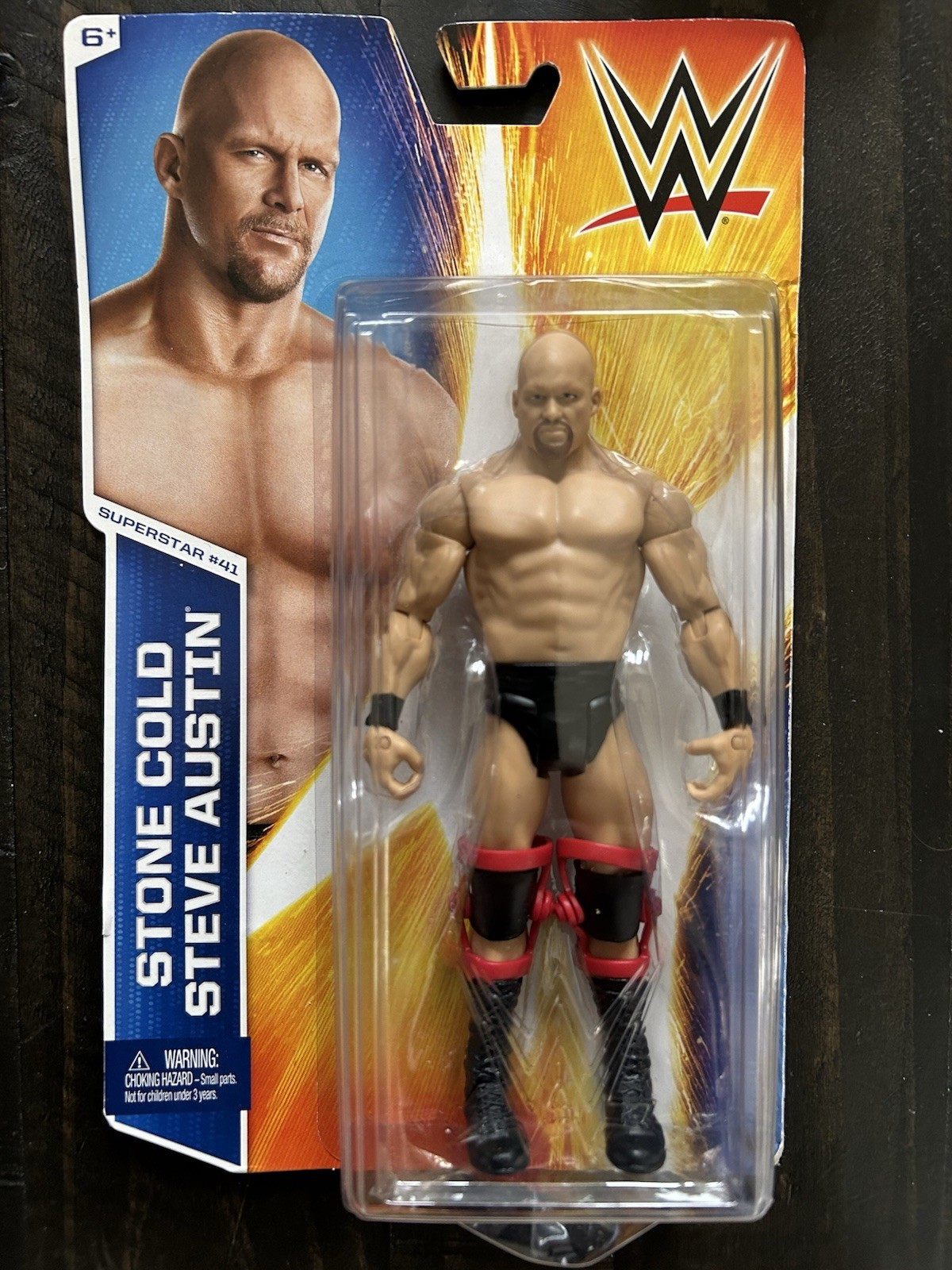 2014 NEW WWE Mattel Stone Cold Steve Austin Basic Wrestling Figure Superstar 41