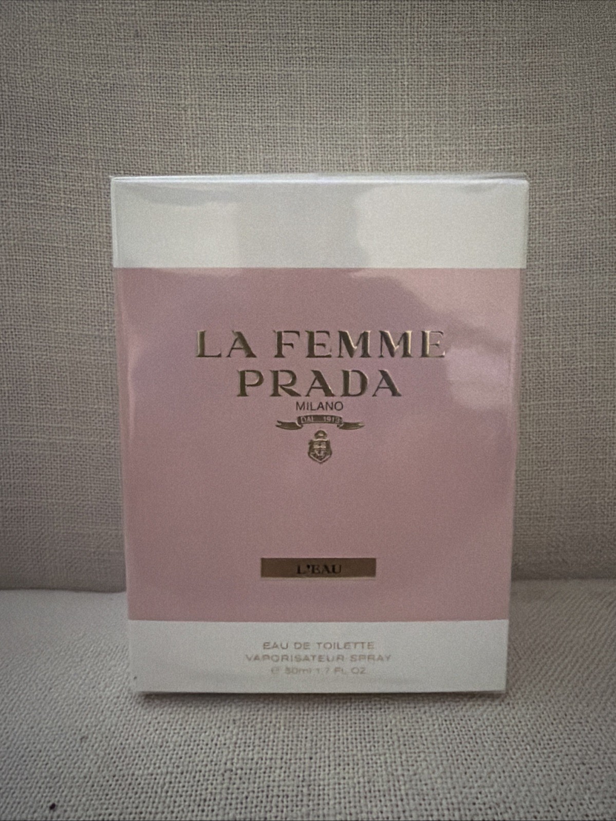 PRADA LA FEMME L\'EAU BY PRADA EAU DE TOILETTE NATURAL SPRAY 50 ML / 1.7oz SEALED