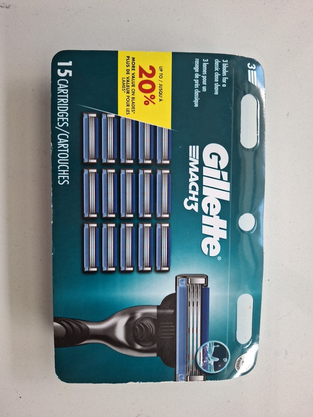 Gillette Mach3 15 Cartridges