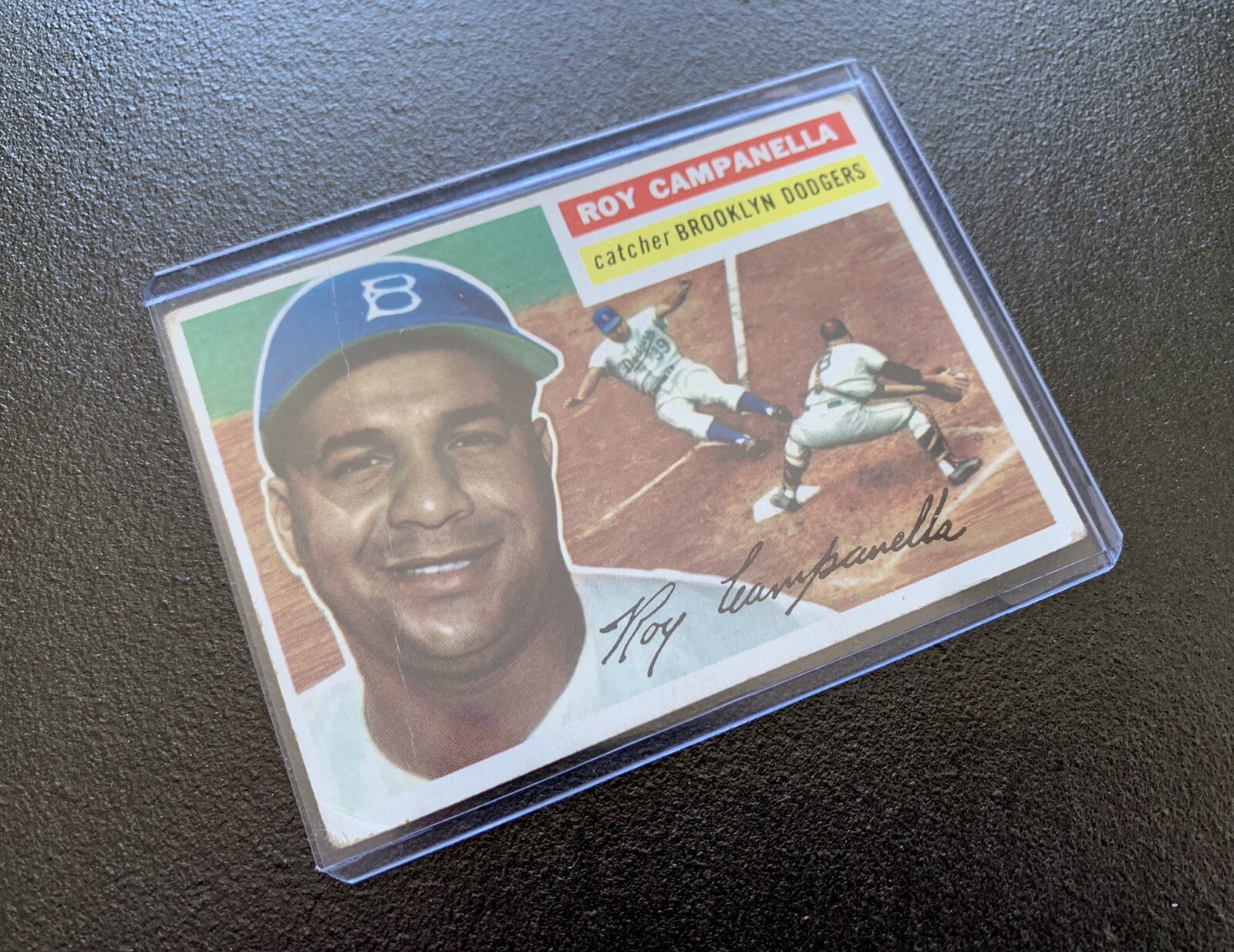 1956 Topps Roy Campanella #101 Brooklyn Dodgers Baseball Card