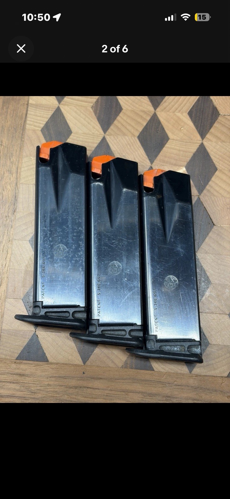 3-pack SMITH & WESSON SW99 10rd .40 S&W FACTORY ORIGINAL MAGAZINE WALTHER P99