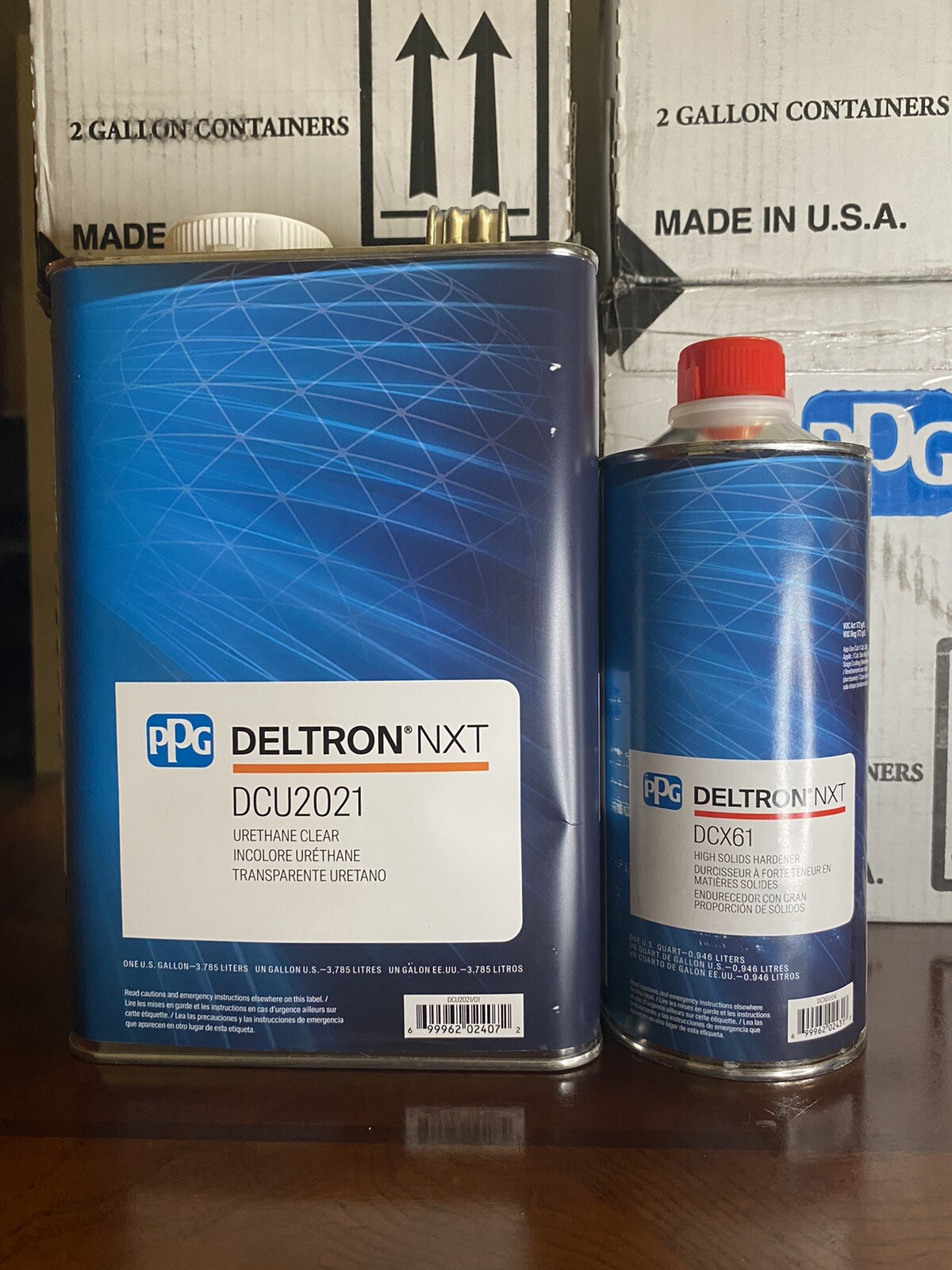 Ppg Clearcoat Deltron NXT 1 Gallon Dcu2021, 1 Qt Dcx61 NXT Ppg Clearcoat Deltron NXT 1 Gallon Dcu2021, 1 Qt Dcx61 NXT