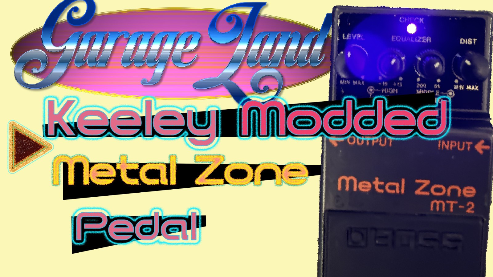 Keeley Modded Boss Metal Zone MT-2 (no switch) Custom Distortion Pedal Keeley Modded Boss Metal Zone MT-2 (no switch) Custom Distortion Pedal