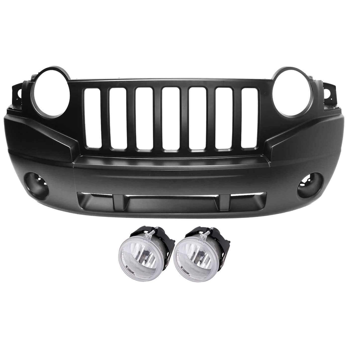 Bumper Cover Front for Jeep Compass 2007-2009