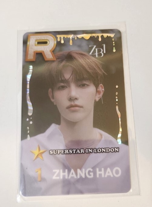 [SINGLE] ZEROBASEONE ZB1 ZHANG HAO 2024 Super star in London Photocards