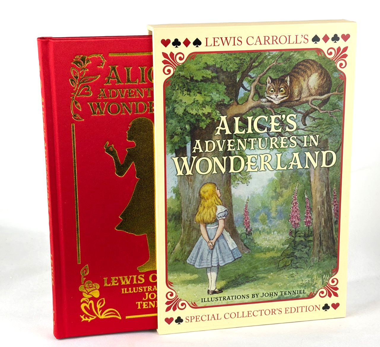 Alice\'s Adventures in Wonderland - Lewis Carroll Slipcased Silkbound Classic NEW