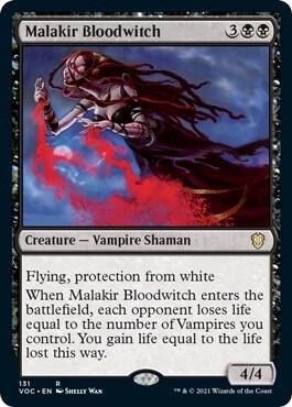1x Malakir Bloodwitch - Commander: Innistrad: Crimson Vow Near Mint - MTG