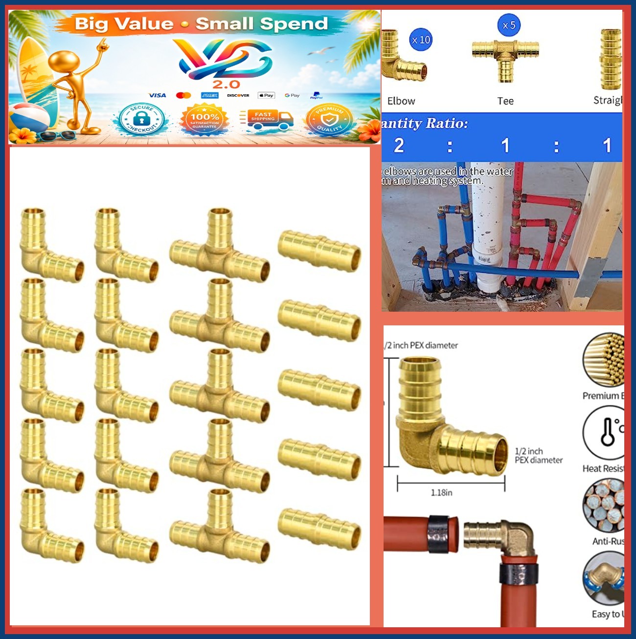 NEW 20pc 1/2\ NEW 20pc 1/2\