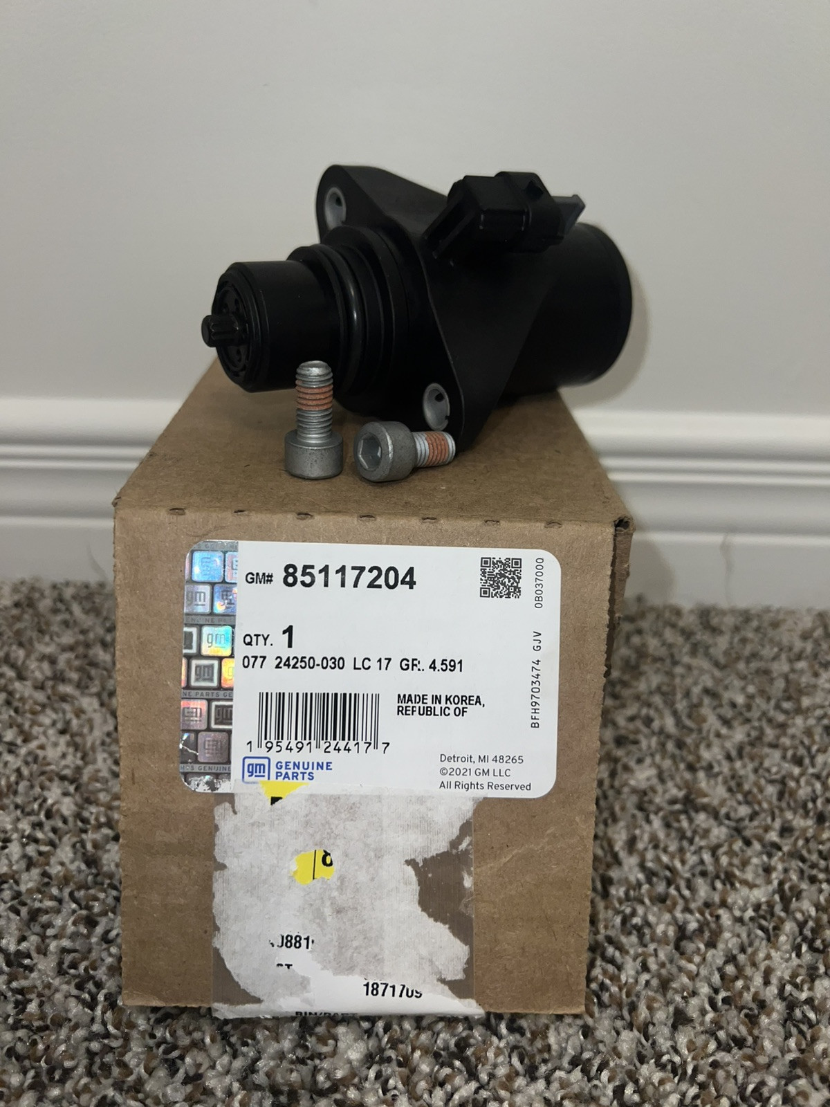 Brand New OEM Genuine GM Rear Parking Brake Actuator 85117204. 2020-2025 2500 Brand New OEM Genuine GM Rear Parking Brake Actuator 85117204. 2020-2025 2500