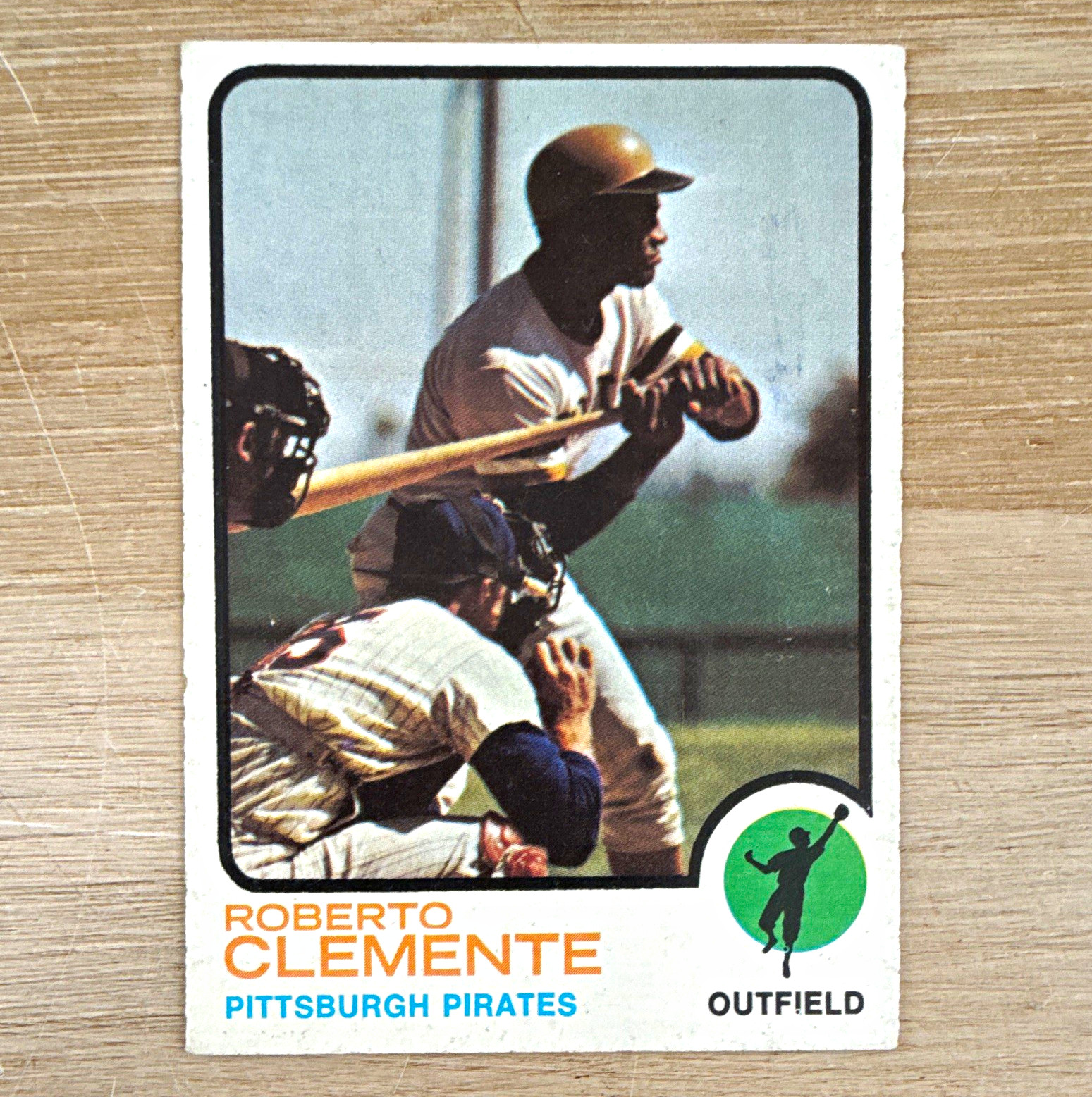 VINTAGE 1973 Topps Roberto Clemente #50 Pittsburgh Pirates MLB Baseball Card VINTAGE 1973 Topps Roberto Clemente #50 Pittsburgh Pirates MLB Baseball Card