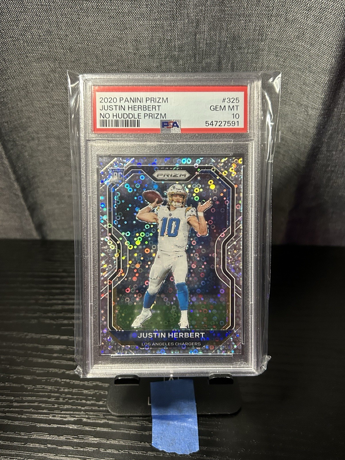 2020 Panini Prizm Rookie Justin Herbert #325 No Huddle Prizm (RC) 2020 Panini Prizm Rookie Justin Herbert #325 No Huddle Prizm (RC)