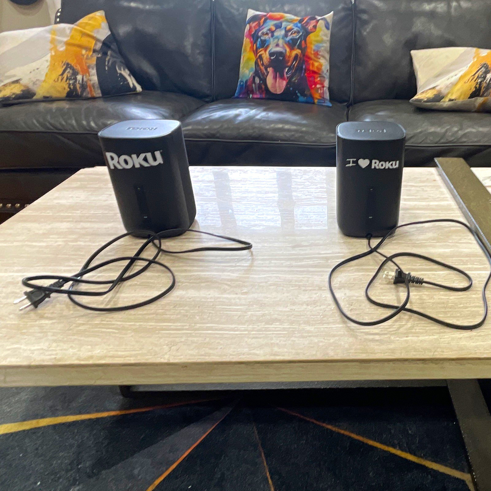 Roku 9020X Wireless Surround Left/Right Speakers Pair 2.0 Channel Black