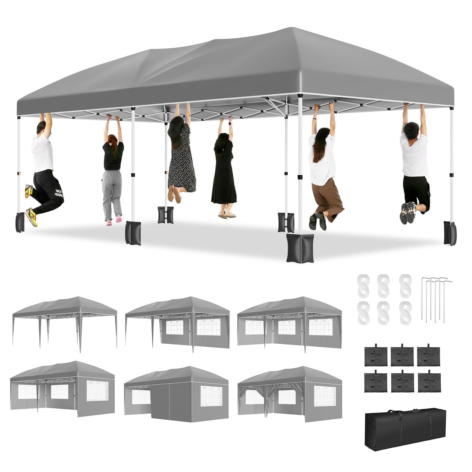 Pop Up Canopy 10x10ft 10x20ft Canopies Shelter Tent Sidewall Outdoor Event